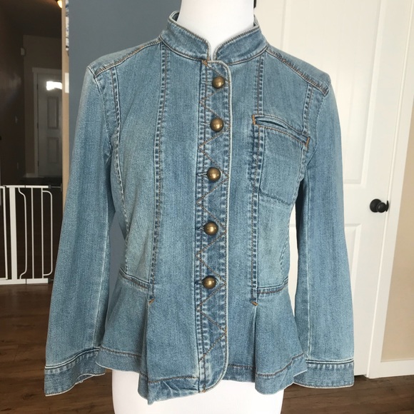 ann taylor loft denim jacket